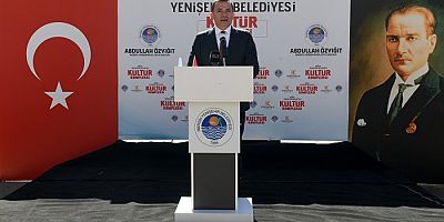 YENİŞEHİR BELEDİYESİ KÜLTÜR KOMPLEKSİNİN TEMELİ ATILDI 
