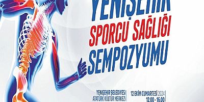 Yenişehir Belediyesi sporcu sağlığı sempozyumu düzenliyor